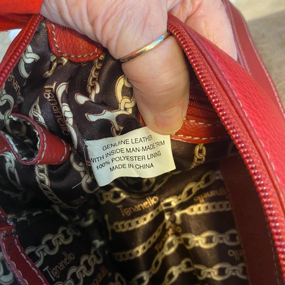 Tignanello Red Purse - Picture 10 of 16
